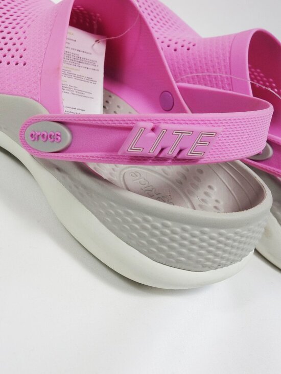 Crocs LiteRide 360 Clog Pink/Grey Men\'s 10 / Women\'s 12 NWT! main image 11
